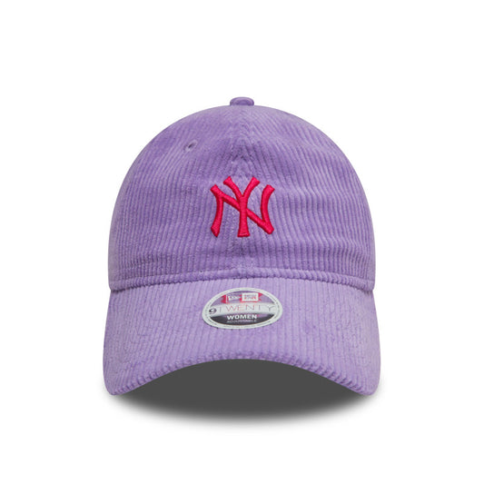 WMNS New York Yankees 9TWENTY Adjustable New Era Cap purple corduroy