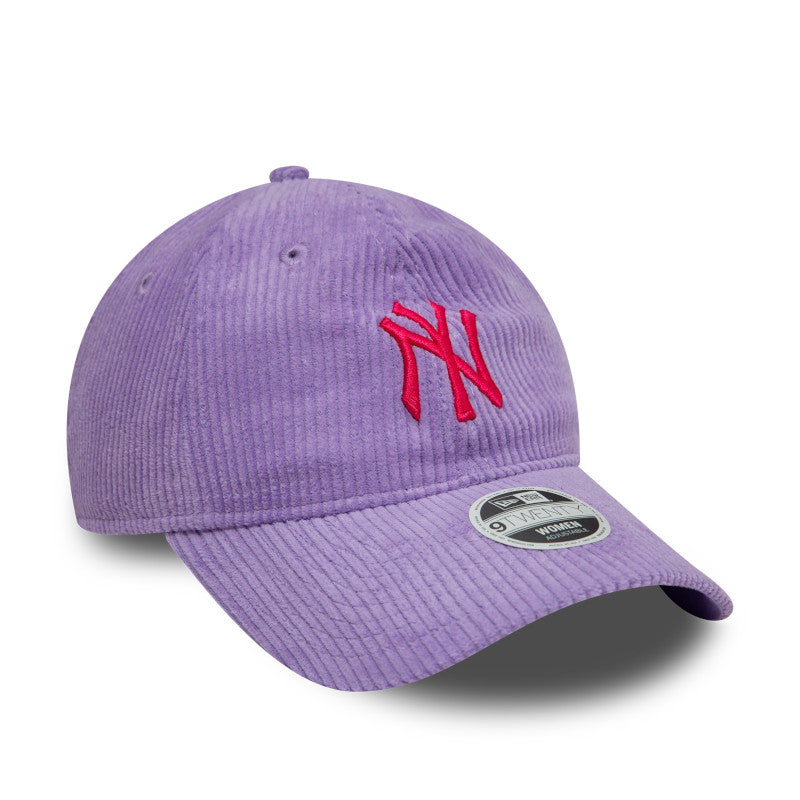 WMNS New York Yankees 9TWENTY Adjustable New Era Cap purple corduroy