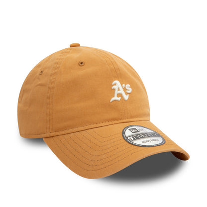 Oakland Athletics 9TWENTY Adjustable New Era Cap camel brown Side View
