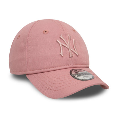 INFANT Yankees 9FORTY New Era Cap Kids dusty rose pink Side View