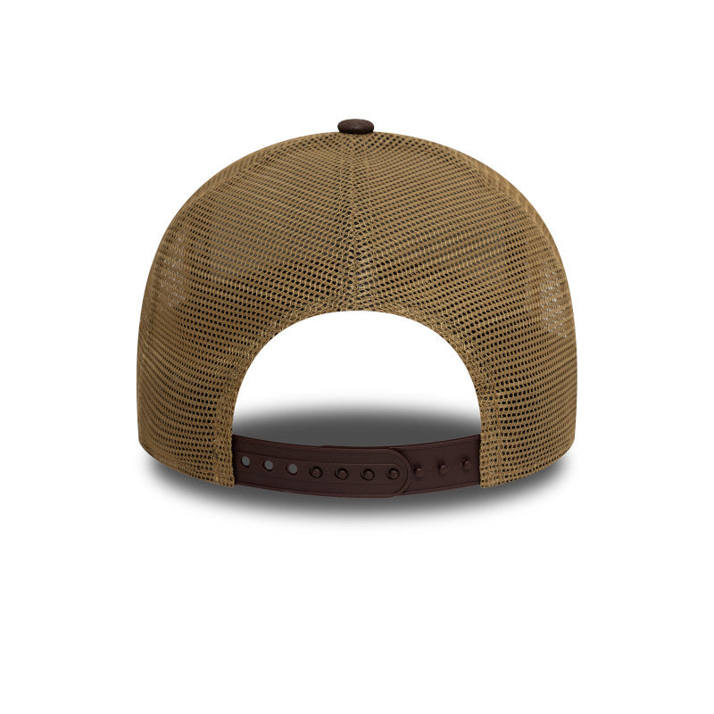 BUFFALO NY Patch New Era Trucker Cap olive brown