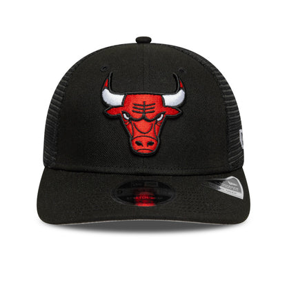 Chicago Bulls 9SEVENTY Trucker New Era Cap blk black Front View