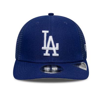 Los Angeles Dodgers 9SEVENTY Trucker New Era Cap royal blue Front View