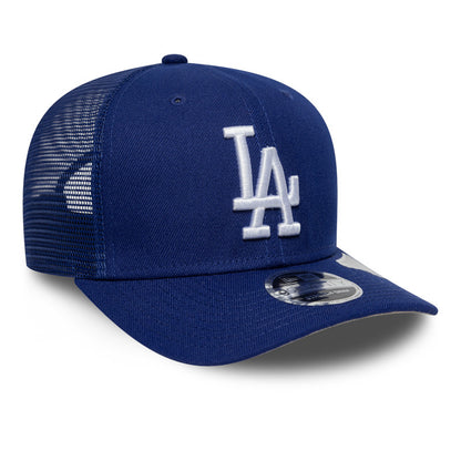 Los Angeles Dodgers 9SEVENTY Trucker New Era Cap royal blue Side View