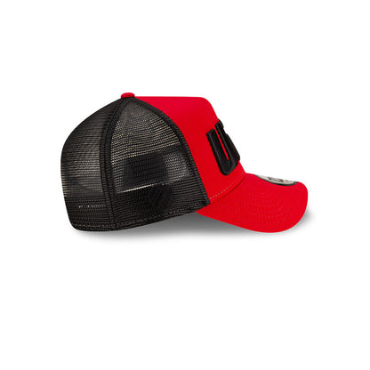 UFC Trucker Adjustable New Era Cap Red Black black Additional View
