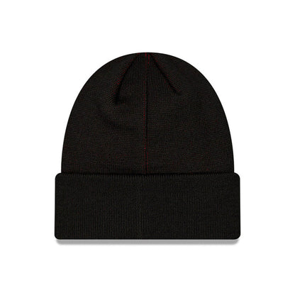 UFC New Era Beanie Black Red black Side View