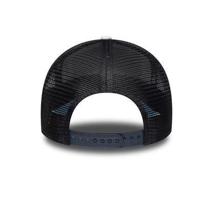 New Era License Plate Trucker Cap Adjustable Monaco white
navy
sky blue Back View