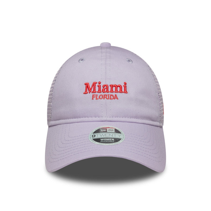 WMNS 9TWENTY Trucker New Era Cap Miami lavender