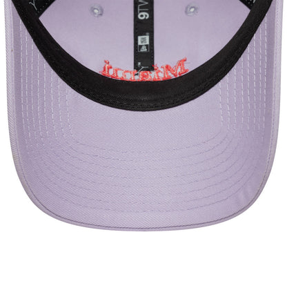 WMNS 9TWENTY Trucker New Era Cap Miami lavender light purple Undervisor View