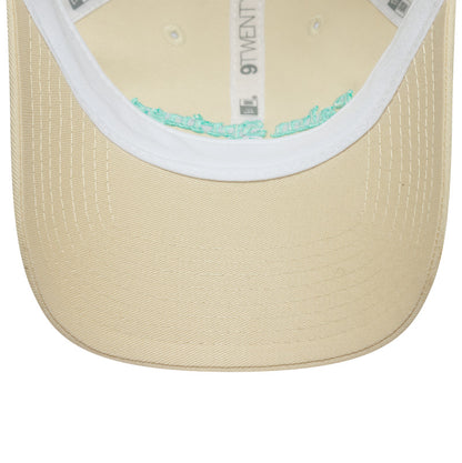 WMNS 9TWENTY Trucker New Era Cap Palm Springs yellow Undervisor View