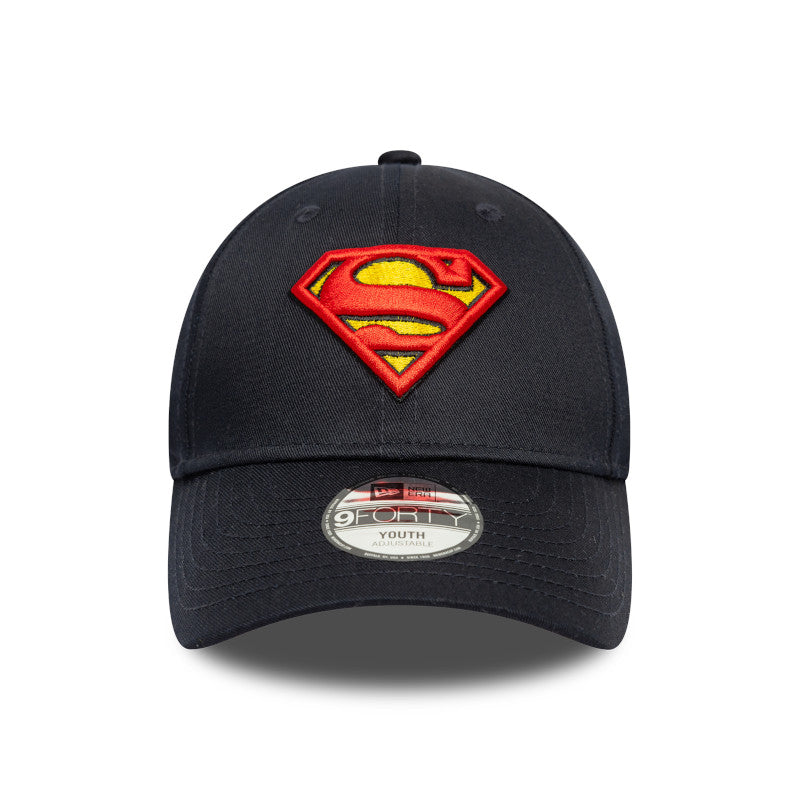 KIDS Superman New Era 9FORTY Strap back Cap Navy