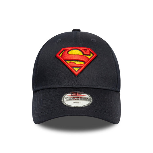 KIDS Superman New Era 9FORTY Strap back Cap Navy