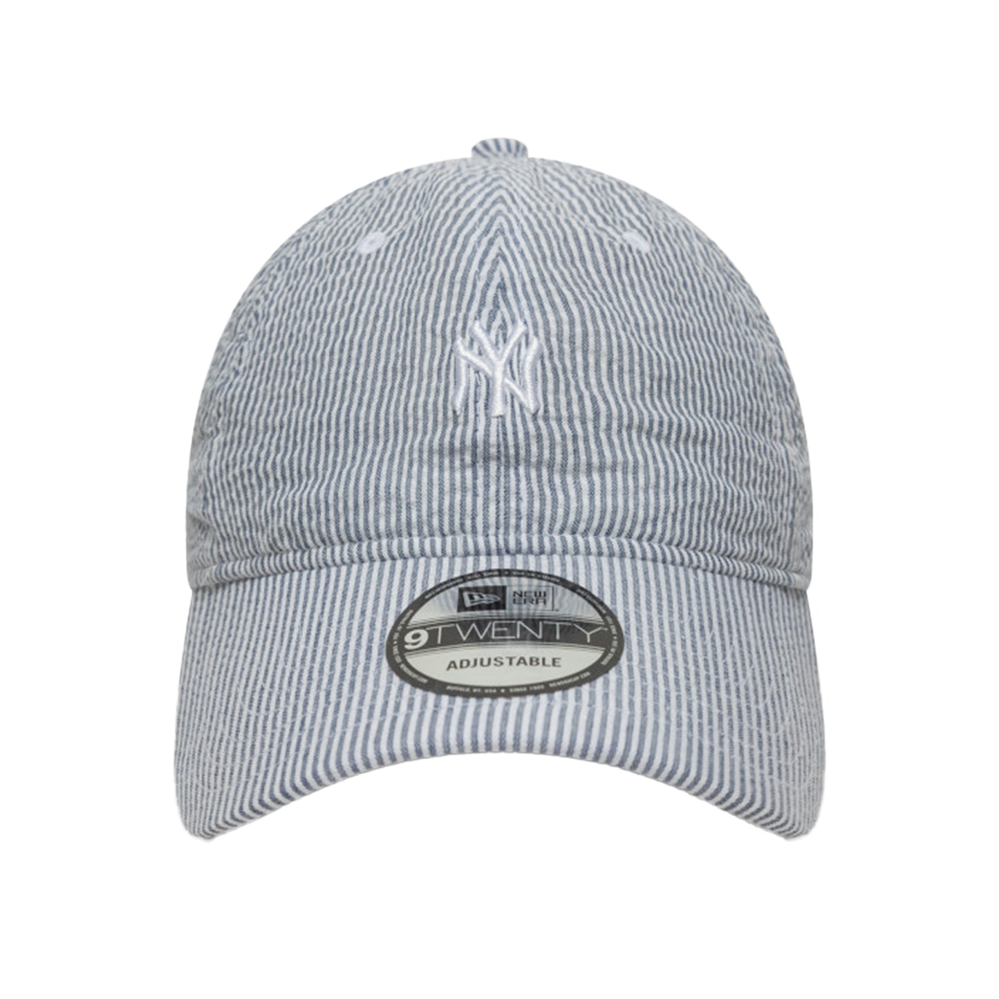 New York Yankees 9TWENTY Adjustable New Era Cap Navy Seersucker