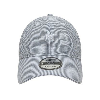 New York Yankees 9TWENTY Adjustable New Era Cap Navy Seersucker