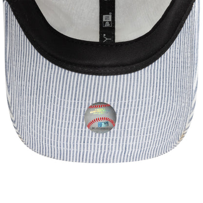 New York Yankees 9TWENTY Adjustable New Era Cap Navy Seersucker