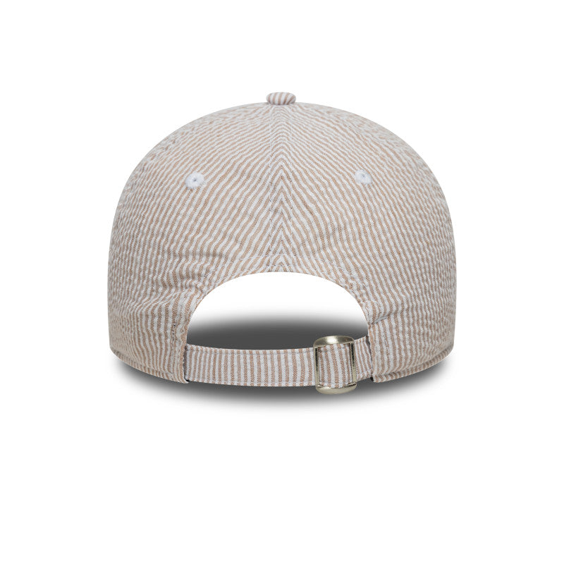 Oakland Athletics 9TWENTY Adjustable New Era Cap Stone Seersucker