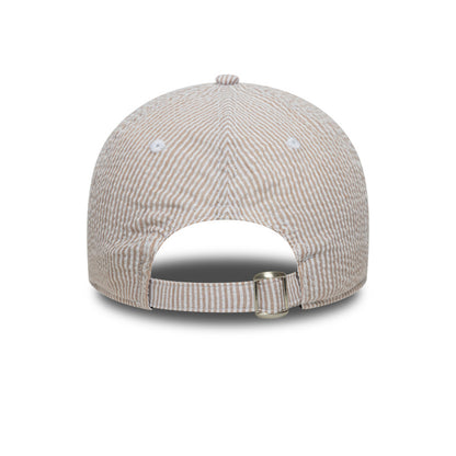 Oakland Athletics 9TWENTY Adjustable New Era Cap Stone Seersucker
