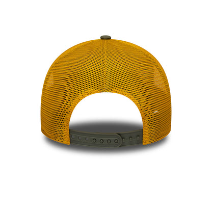 New Era Cotton Patch Trucker Cap olive gold olive
gold Back View