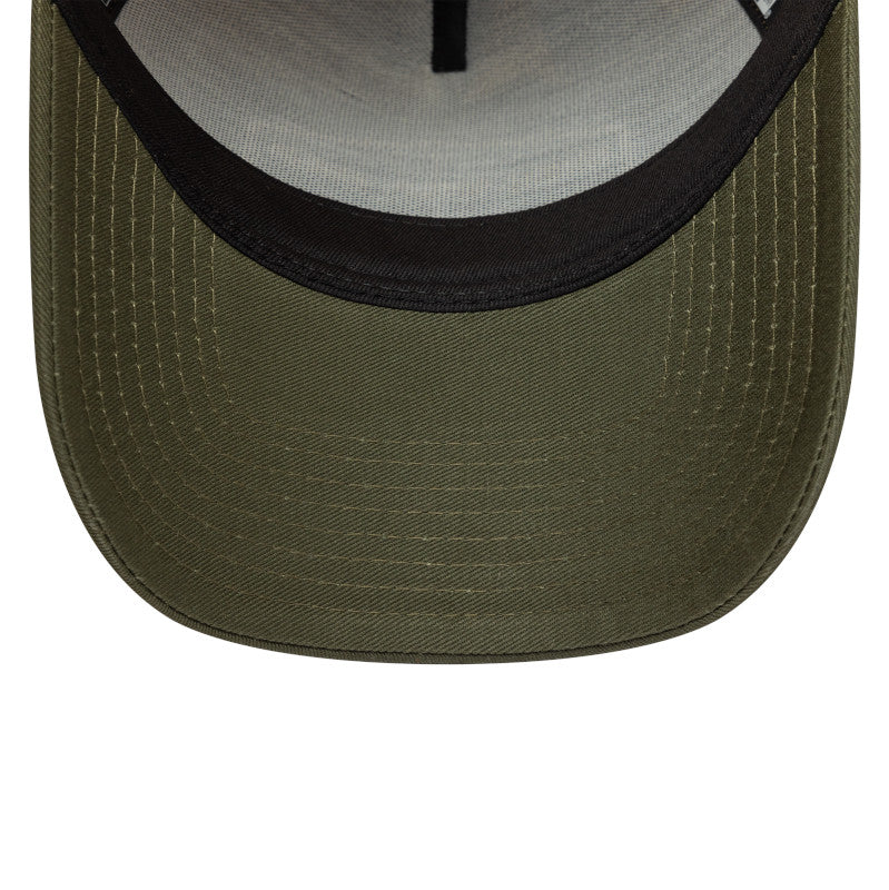 New Era Cotton Patch Trucker Cap olive gold