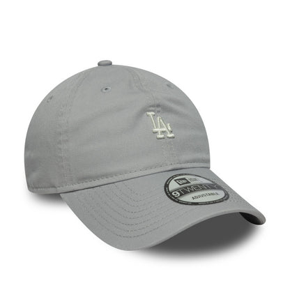Los Angeles Dodgers 9TWENTY Adjustable New Era Cap light gray grey Side View