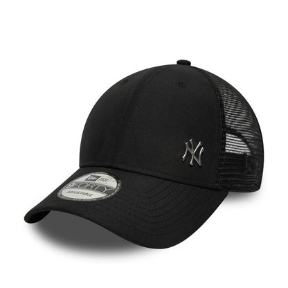 New York Yankees 9FORTY New Era Trucker Cap Flawless Black black Additional View