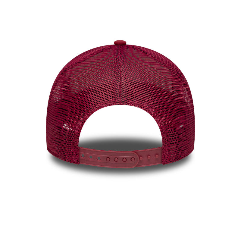 New Era Foam Patch Trucker Cap Drag Cardinal