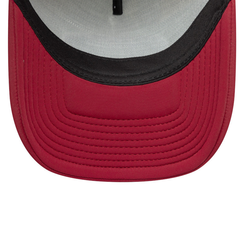 New Era Foam Patch Trucker Cap Drag Cardinal