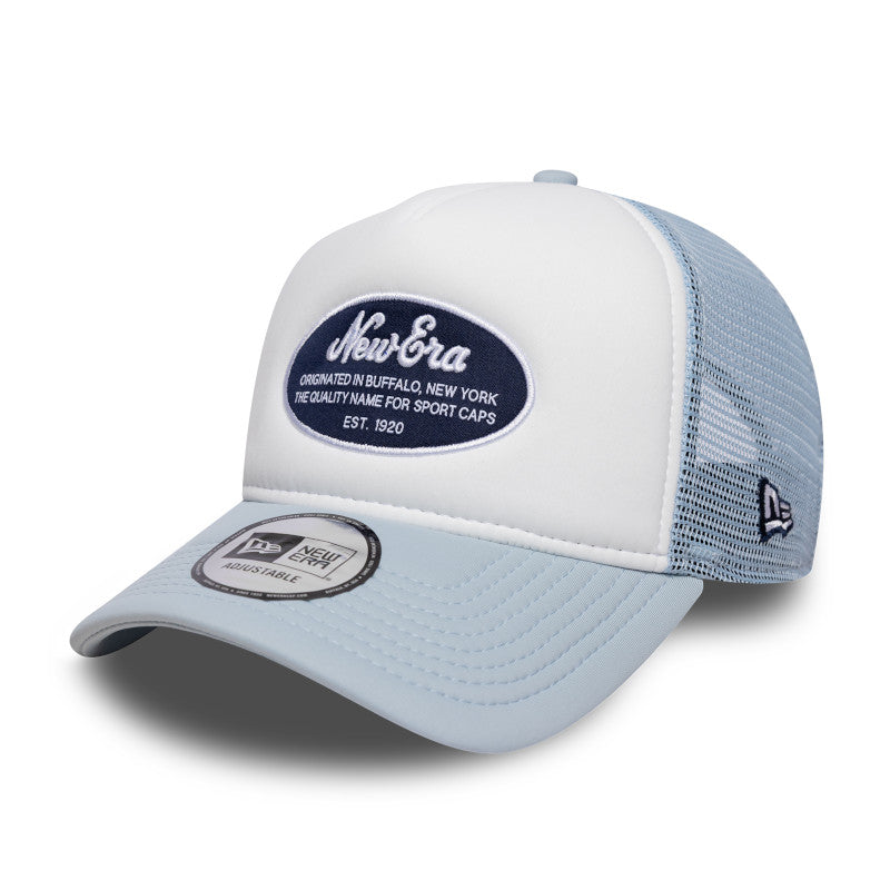 New Era Foam Patch Trucker Cap Drag sky blue