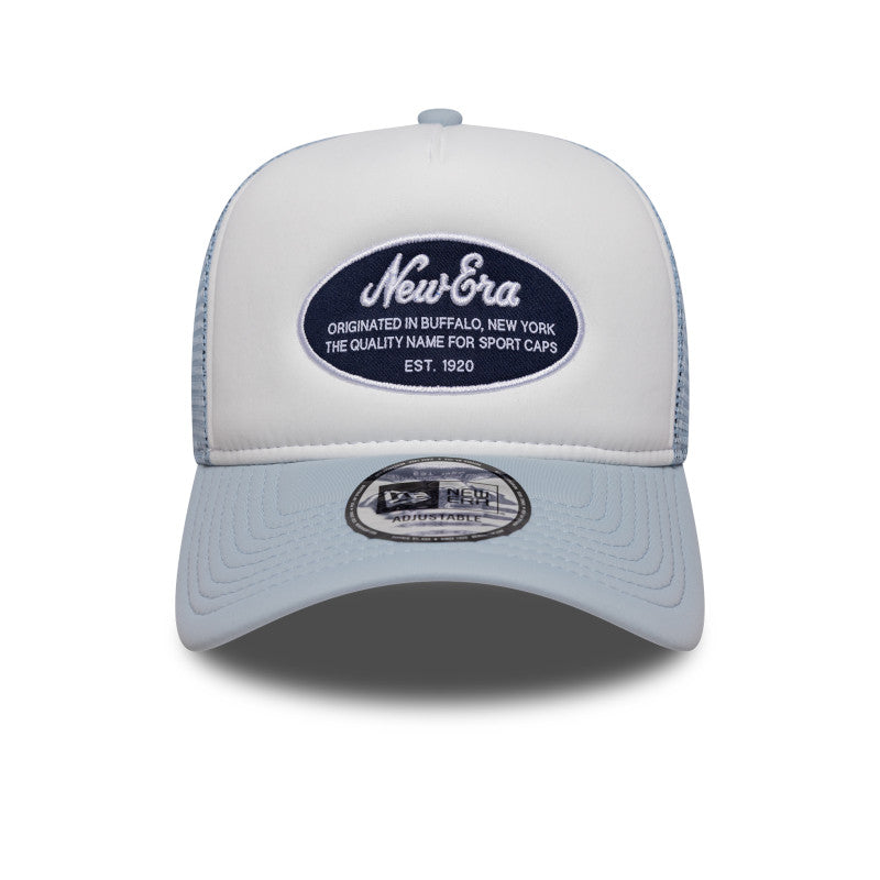 New Era Foam Patch Trucker Cap Drag sky blue