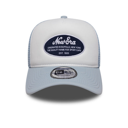 New Era Foam Patch Trucker Cap Drag sky blue
