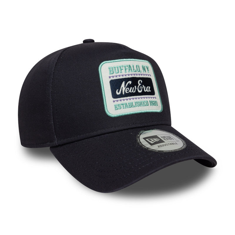 Buffalo Patch New Era E-Frame Cap adjustable Navy