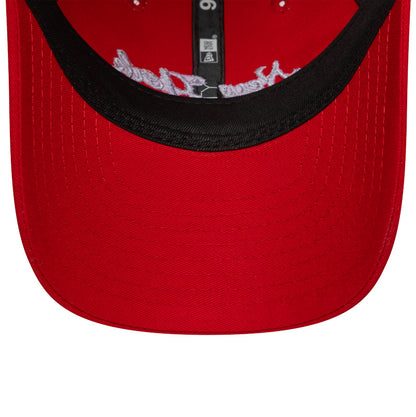 KIDS 9TWENTY Adjustable New Era Cap New York red red Undervisor View