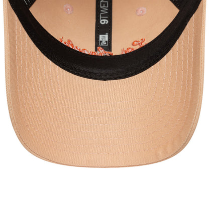 KIDS 9TWENTY Adjustable New Era Cap Los Angeles dusty orange orange Undervisor View