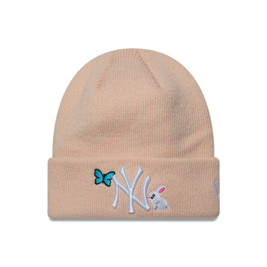 TODDLER New York Yankees New Era Beanie pink