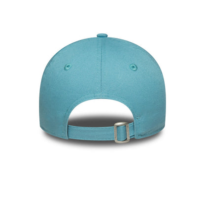 Womens 9TWENTY Adjustable New Era Cap Food Icons Lemon sky blue Back View