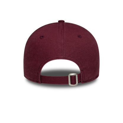 Womens 9TWENTY Adjustable New Era Cap Food Icons Chili maroon Back View