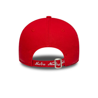 Womens 9TWENTY Adjustable New Era Cap New York red red Back View
