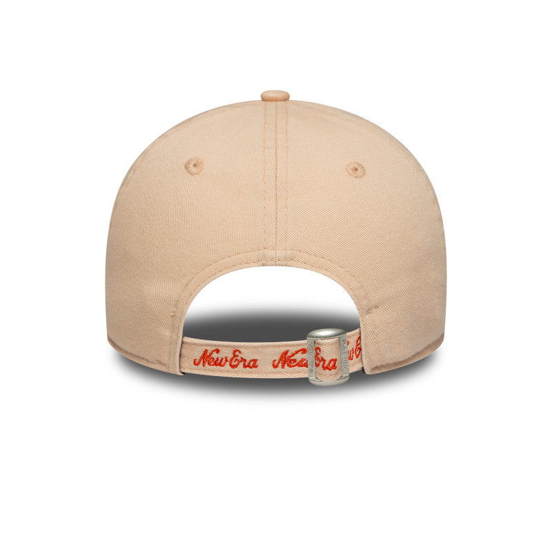 WOMENS 9TWENTY Adjustable New Era Cap Los Angeles dusty orange