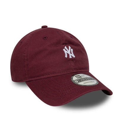 New York Yankees 9TWENTY Adjustable New Era Cap maroon maroon Side View