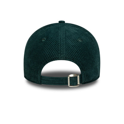 Womens LA Dodgers 9FORTY New Era Cap Dark Green Corduroy dark green Back View