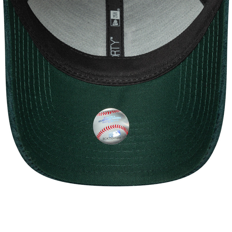 Womens LA Dodgers 9FORTY New Era Cap Dark Green Corduroy