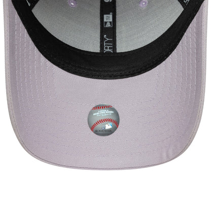 Womens LA Dodgers 9FORTY New Era Cap Lavender purple Undervisor View