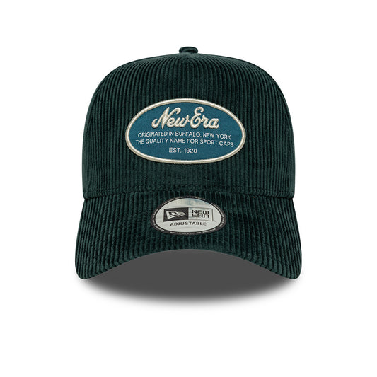 New Era Patch 9FORTY AF Cap Green Corduroy