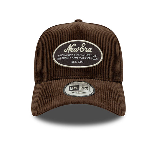 New Era Patch 9FORTY AF Cap brown Corduroy