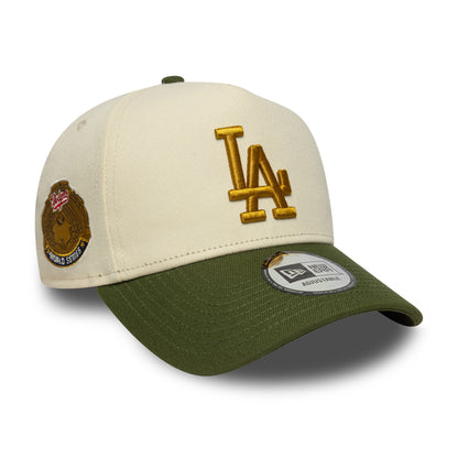 Los Angeles Dodgers 9FORTY AF New Era Cap WS Chrome Green chrome
dark green Side View