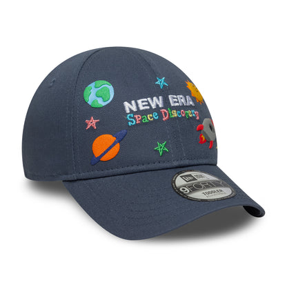 TODDLER 9FORTY New Era Cap Space Discovery blue Side View