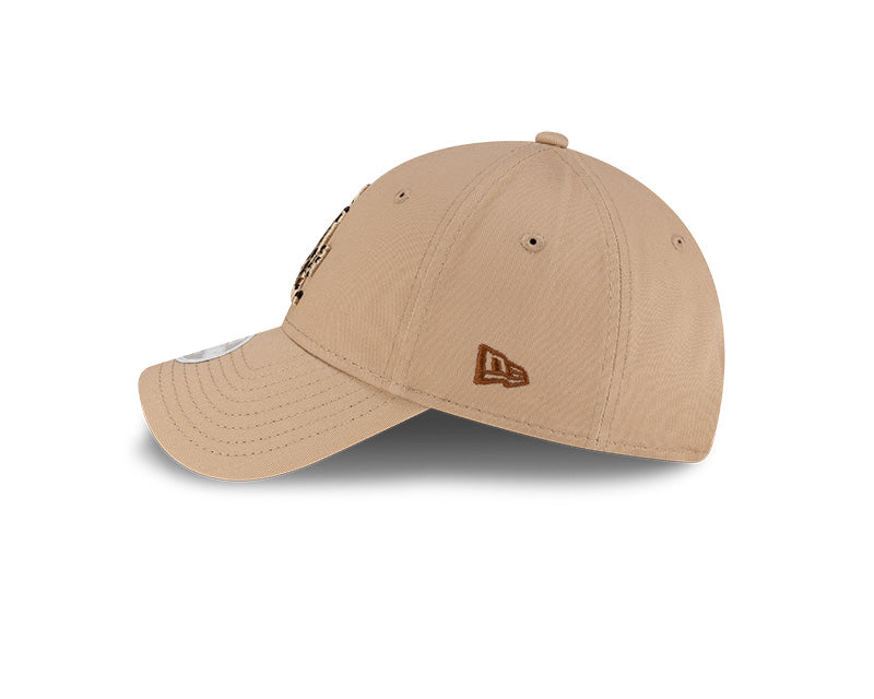 WMNS LA Dodgers 9FORTY New Era Cap Camel beige Side View