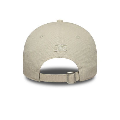 WMNS LA Dodgers Chrome 9FORTY New Era Cap Cord chrome Back View