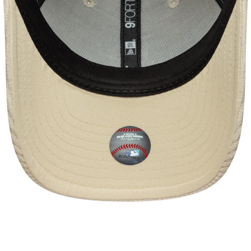 WMNS LA Dodgers Chrome 9FORTY New Era Cap Cord chrome Undervisor View