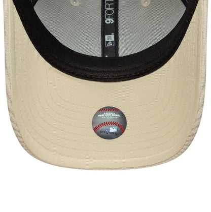 WMNS LA Dodgers Chrome 9FORTY New Era Cap Cord chrome Undervisor View